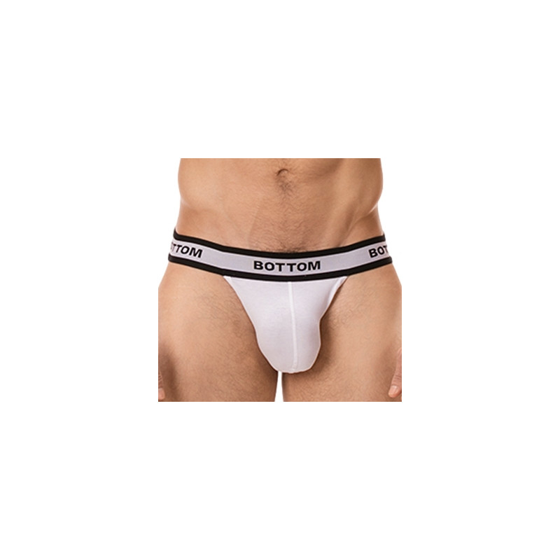 Barcode Berlin Jockstrap Bottom Blanc
